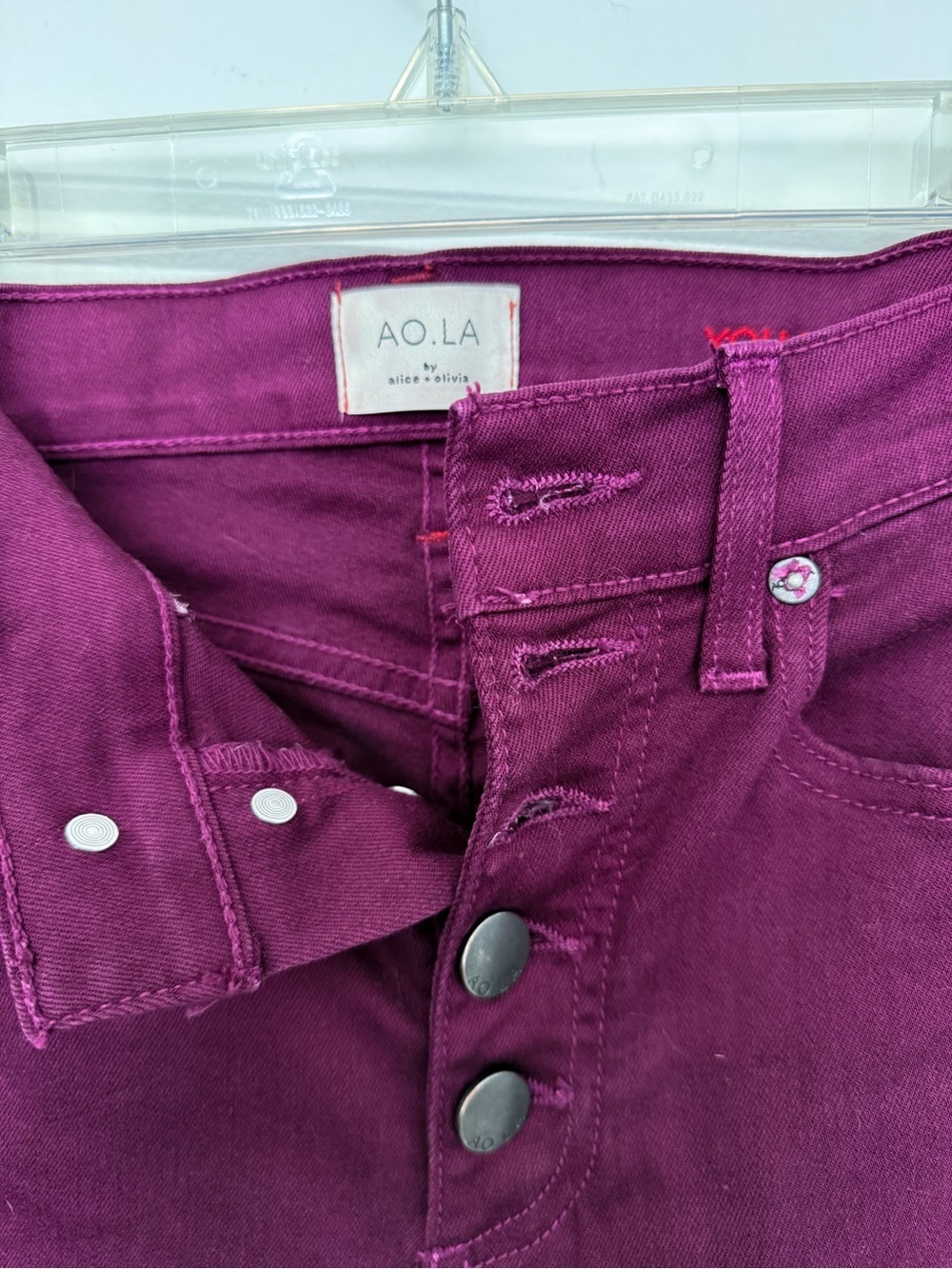AOLA Good High Rise Exposed Button Fly Jeans - Picture 4 of 9